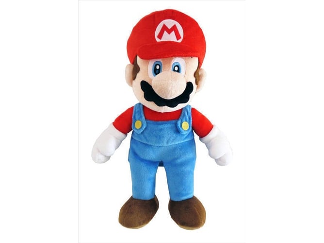Peluche SUPER MARIO (Idade mínima recomendada: 3 anos) Together+ SARL - Bonecas - super mario, 3 anos, multicor, veludo