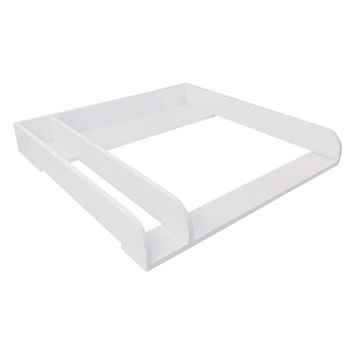 Mudadeira PUCKDADDY Peer (Branco - Aço e Vidro) Puckdaddy - Móveis para bebês e crianças pequenas - branco, aço, vidro