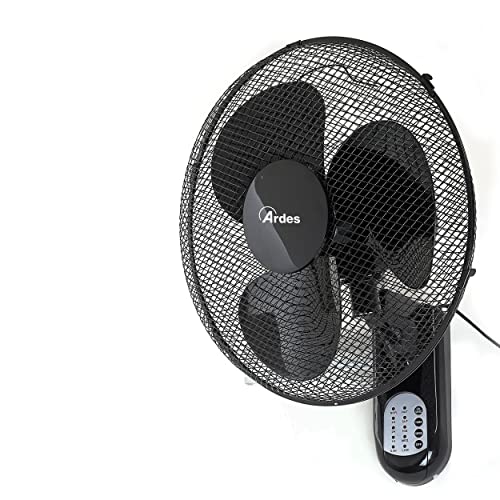 Ventoinha de Parede Ardes AR5W40R | Preto (Climatização e ventilação) POLY POOL - Ventiladores - ventoinha, parede, preto, climatização, ventilação