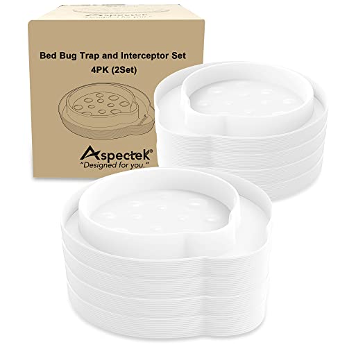 Aspectek Trap for Fleas Pack of 8 White ASPECTEK - Armadilhas de controle de pragas - trampa, fleas, 8 unidades, pesticidas, amigável