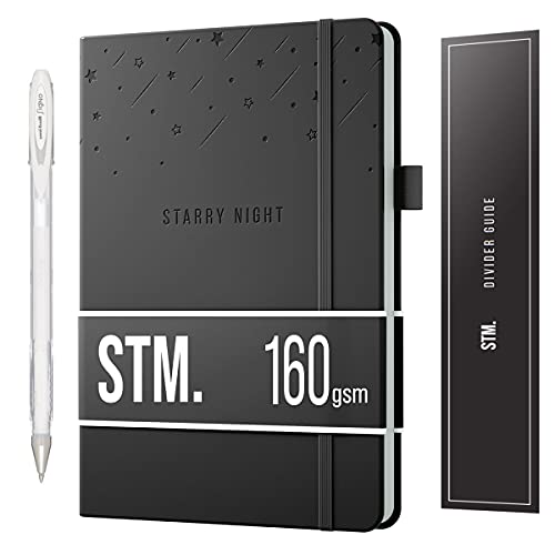 Caderno SCRIBBLES THAT MATTER Bullet Dotted Journal Notebook Black Paper Bullet Scribbles That Matter - Cadernos e bloco de notas - caderno, scribbles that matter, bullet dotted journal, notebook, black paper, bullet