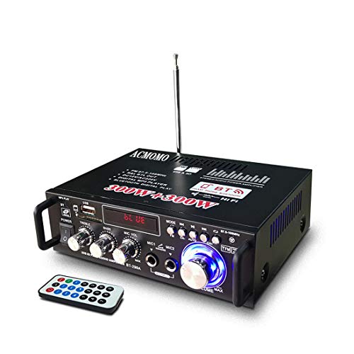 Amplificador para Áudio 600W com Bluetooth ACMOMO - Amplificadores de áudio - 600w, bluetooth, áudio