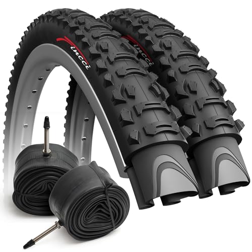 Pneus para Ciclismo FINCICI MTB 26 (26´´) Fincci - Pneus de bicicleta - 26 polegadas, material alta qualidade, compatível bicicletas de montanha