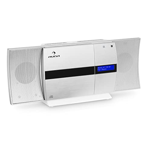 Auna V-20 Rádio Portátil Prateado Digital com Função Alarme AUNA - Áudio - rádio portátil, sintonizador digital, dab+, função alarme, bluetooth, nfc