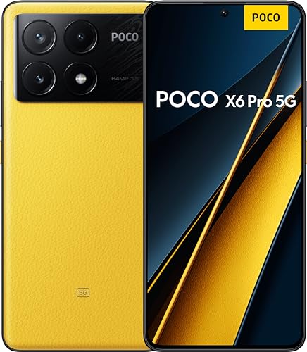 Smartphone POCO X6 Pro (6.67'' - 8 GB - 256 GB - Amarelo) Xiaomi - Telemóveis - 6.67 polegadas, 8 gb, 256 GB, amarelo