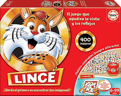 Jogo de Tabuleiro GOLIATH Lince (Idade Mínima Recomendada: 8 anos) Educa Borrás - Brinquedos - reflexos, agudeza visual, 8 anos