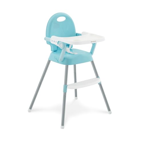 Cadeira de Refeição KIKKA BOO Spoonys (Azul - Alumínio) KikkaBoo - Móveis para bebês e crianças pequenas - azul, alumínio
