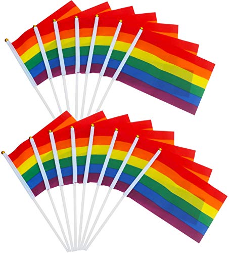 Bandeira TRIXES Rainbow (Multicor - Poliéster - 21x14cm) TRIXES - Bandeiras e cataventos - multicor, poliéster, 21x14cm