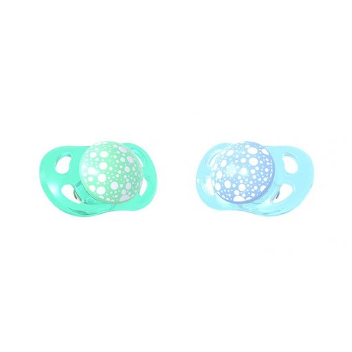 Chupeta Twistshake Azul e Verde 6+M 2 Unidades Twistshake - Chupetas e mordedores - twistshake, azul, verde, 6 meses, 2 unidades