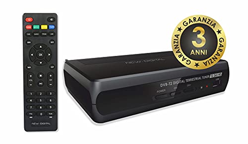Receptor de TV NEW D-DECODER TUNER 4K (Full HD) new-digital - Áudio - 4k, full hd, dvb-t2, HEVC, dolby surround