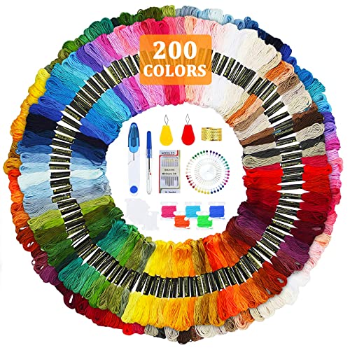 Jotol Kit de Iniciação de Costura 271 Peças JOTOL - Fibras para artesanato - 271 peças, fio dental, agulhas, pano, almofada, cordas