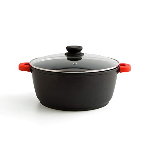 Caçarola com Tampa QUID ALUMINIO Intense Alumínio 24cm Quid - Fornos holandeses - alumínio, 24cm, antiaderente, indução