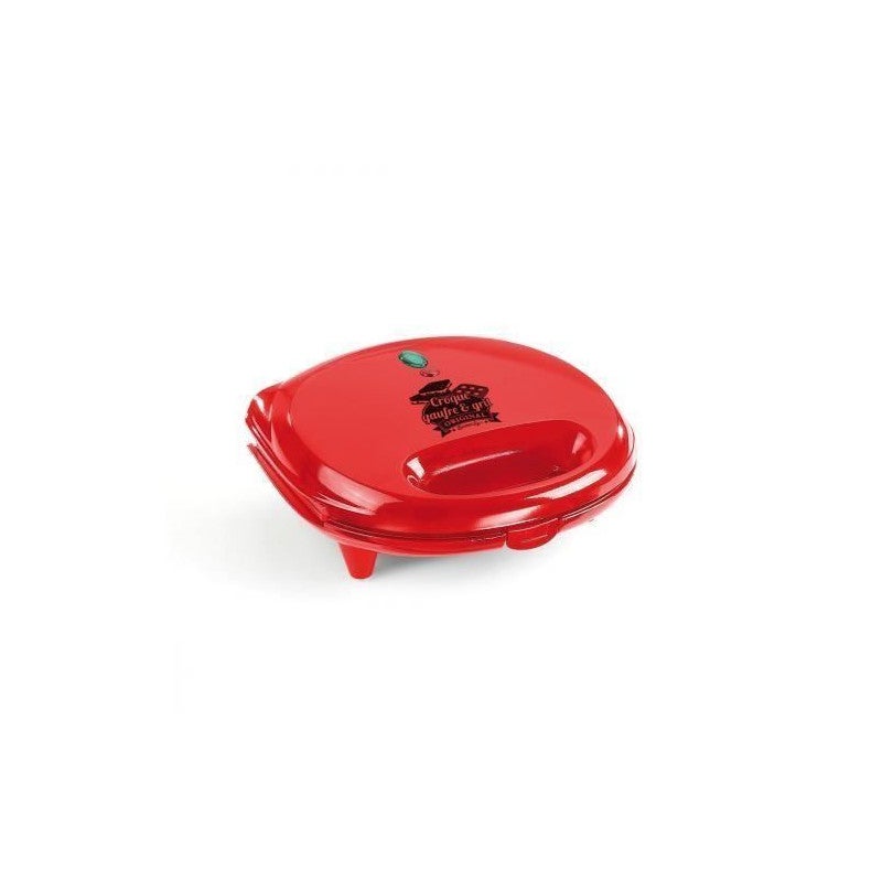Máquina de Waffles DOMOCLIP Dop133 Vermelho Domoclip - Eletrodomésticos de cozinha - 700 W, vermelho, plug-in, termostato regulável