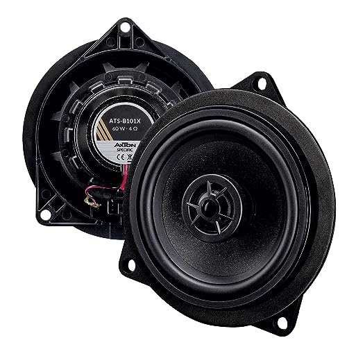 Colunas Auto AXTON ATS-B101X (10 cm - Preto) Axton - Alto-falantes - 10 cm, 40 W, preto, com fios