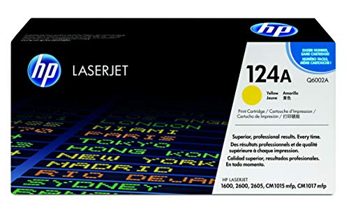 Toner HP LaserJet Original 124A Amarelo (Q6002A) HP - Cartuchos de toner e jato de tinta - toner, hp, LaserJet, original, 124a, amarelo