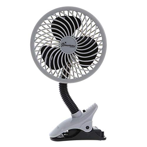 Ventoinha para Carrinho de Bebé DREAMBABY EzyFit Dreambaby - Ventoinhas de mesa e de pedestal - portátil, 3 velocidades, pilhas aa, carrinho de bebé