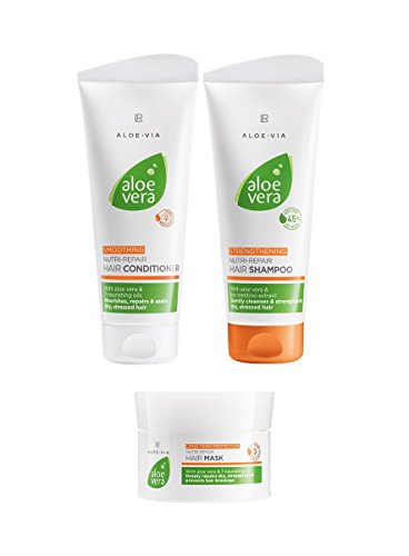 Lr Aloé Via Aloe Vera Nutri Repair Set 250 Ml L R - Kits de cuidados com o cabelo - aloe vera, nutri repair, 250 ml