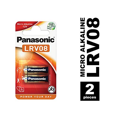 Pilha Recarregável PANASONIC LRV08L (Alkaline) Panasonic - Baterias de uso geral - alcalino, cilíndrico, 12V, a+