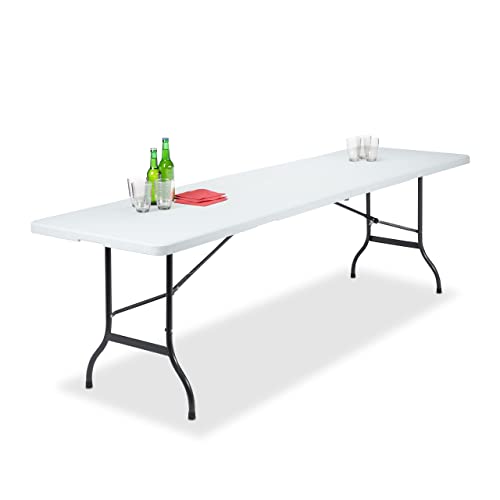 Mesa de Campismo Relaxdays | Branco (Goodies) Relaxdays - Mesas de exterior - campismo, branco