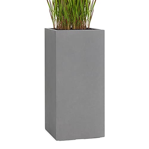 Vaso de Plantas PFLANZWERK Tower Cinza (70 x 33 x 33 cm) Pflanzwerk® - Móveis de exterior - 70x33x33 cm, cinza, plantas