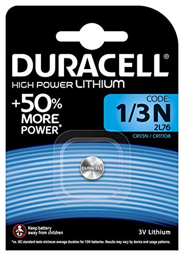 Pilhas DURACELL DL1/3N (2 unidades - Pilha de litio) Duracell - Baterias - litio, 3 V, 160 mAh, cr1/3n