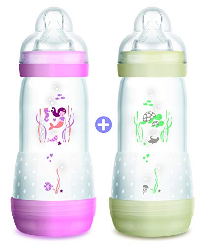 Conjunto de Biberões MAM Easy Start Anti-Colic (2 x 320 ml) MAM - Suplementos de alimentação por sonda - anti-cólico, 320 ml, easy start