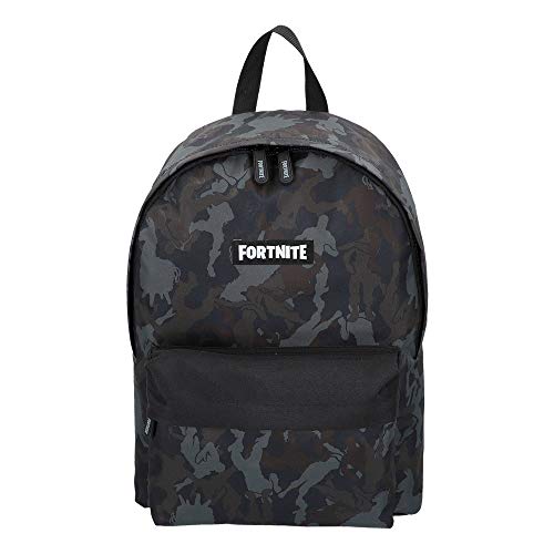 Mochila FORTNITE (Universal - Azul e Branco) Fortnite - Mochilas - pvc, estampagem alta qualidade, alça acolchoada, transporte comfortável