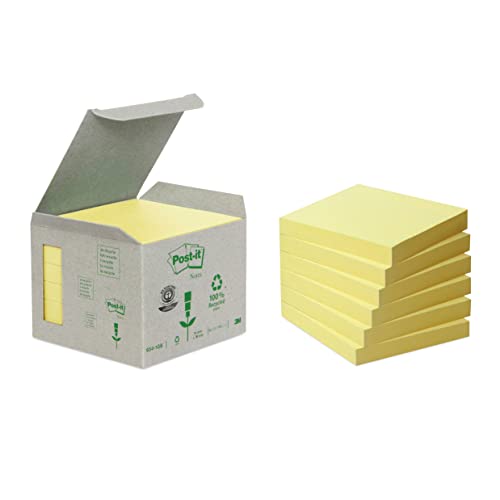 Bloco de Notas Autocolante POST-IT 632-6SS-EU Quadrado 3M - Notas autoadesivas - autocolante, quadrado, 76x76mm