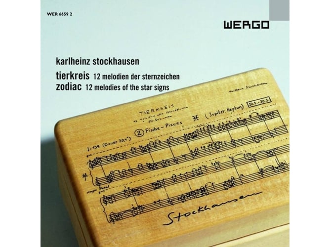 CD Stockhausen/Karlheinz Stockhausen - Tierkreis (1 CDs) Wergo World - Cds de música - cd, stockhausen, tierkreis