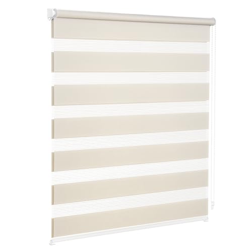 Estore VICTORIA & VANILLA Double Roller Day And Night (Creme - 140x160cm) Victoria M. - Persianas e cortinas - double roller, creme, 140x160cm