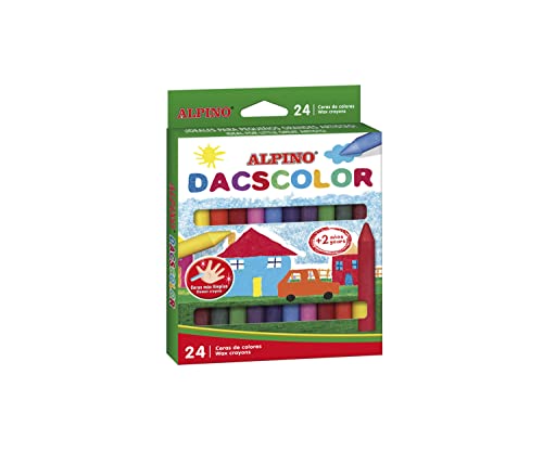 Lápis de Cor DACSCOLOR (Multicor - 24 Unidades) Alpino - Instrumentos de escrita e desenho - multicor, 24 unidades, cores vivas