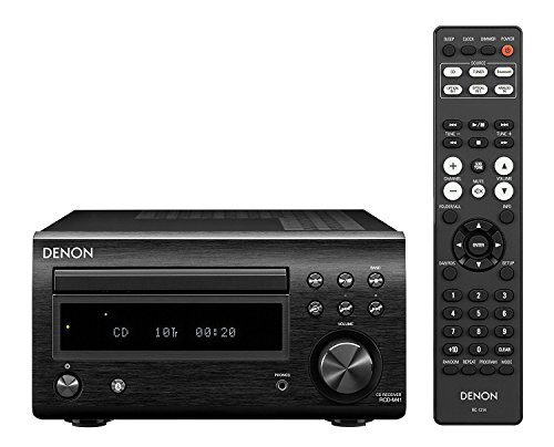 Rádio DENON RCD-M41 (Bluetooth - Digital - FM - Preto) Denon - Áudio - bluetooth, digital, fm, cd-mp3