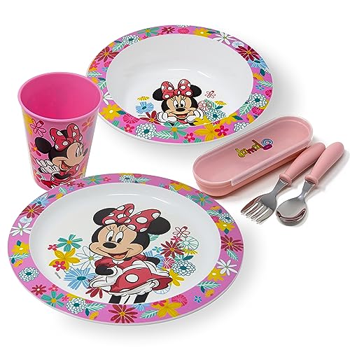 Conjunto de Refeição DIMALOO Minnie (Vermelho - 3 Peças) damaloo - Jogos de talheres - pratos, copo, talheres, estuche