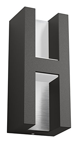 Candeeiro Exterior de Parede PHILIPS Shadow Antracite Philips - Luminárias de parede - antracite, alumínio, resistente à intempérie