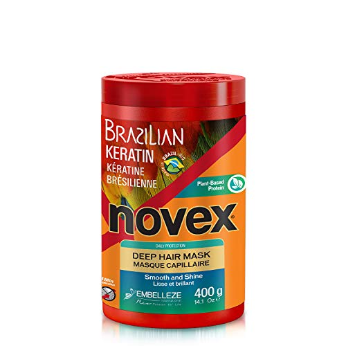 Máscara para o Cabelo NOVEX Queratina Brasileira (400 g) NOVEX - Shampoo & condicionador - queratina, brasileira, 400g