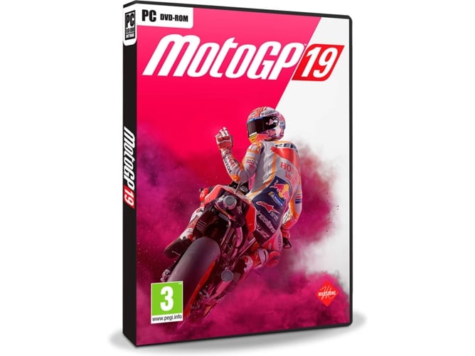 Jogo PC MotoGP 19 (Idade Mínima Recomendada: 3 anos) BANDAI NAMCO - Software de jogos de vídeo - ação, corrida, desporto, pc