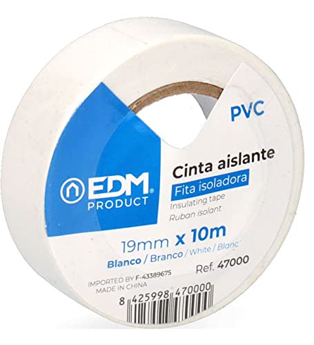 Fita de Aço EMD Supra (19 mm - 10 m) EDM - Fita adesiva de ferragens - 19 mm, 10 m, pvc, 600 V