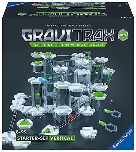 Pista de Carros RAVENSBURGER Gravitraz Pro Ravensburger - Conjuntos de pista de mármore - vertical, horizontal, blocos hexagonais, força da gravidade, efeito magnético