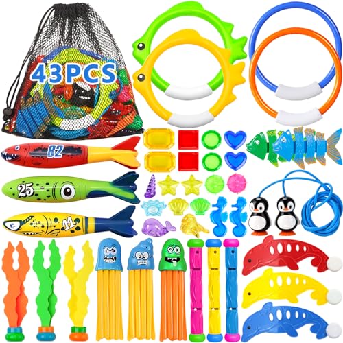 Conjunto de brinquedos de natação FRASHENG 43 peças Frasheng - Brinquedos de piscina - conjunto, brinquedos, natação, frasheng, 43 peças
