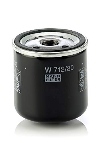 Filtro de Óleo MANN FILTER W712/80 (Compatibilidade: Mercedes-Benz) MANN FILTER - Circulação de óleo do motor do veículo - mercedes-benz, E-Class, s-class, preto, óleo do motor