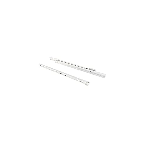 Jogo de Correias de Rodas para Gaveta, EMUCA, 800 Mm, com Extração Parcial, Branco, 5 Ud. Emuca - Rodízios - aço, pintado, guias, extração parcial