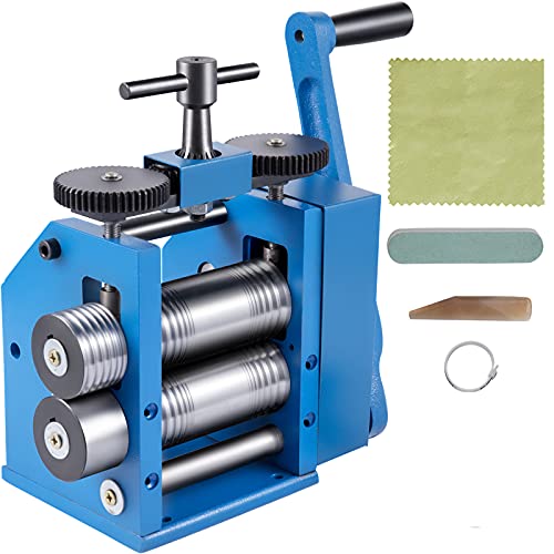VEVOR Máquina de laminar com rodas e forma de ranhura combinada 112 mm VEVOR - Curvadores de tubos e barras - laminar, rodas, 112 mm