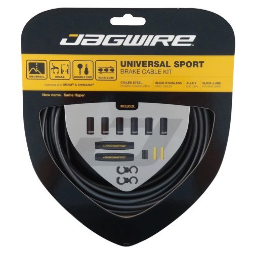 Jagwire 1-8mm Sport Brake Cable Kit - One Size Jagwire - Peças de automóveis - 1-8mm, esporte, 3 metros, fixação rápida