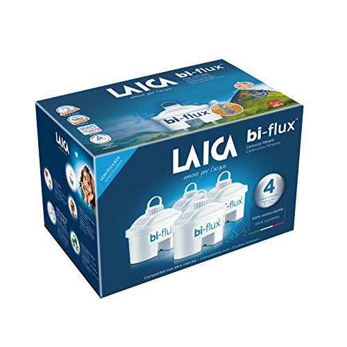 Filtro para purificador de ar CECOTEC Bi-Flux Bv 16.001 Laica - Cartuchos de filtro de água - 150 L, 1 mês, preto e branco, plástico