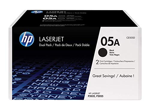 Toner HP LaserJet Original 05A Noir (Consommable pour imprimante) HP - Cartuchos de toner e jato de tinta - laser, preto, 2300 páginas, hp laserjet p2035