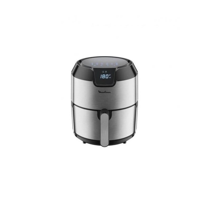 Máquina de Fritar a Ar MÓULINEX EZ401D (4 L - 3.6 kg/mín) Moulinex - Fritadeiras - 4L, 3.6 kg/mín, 8 menús automáticos, temperatura regulável