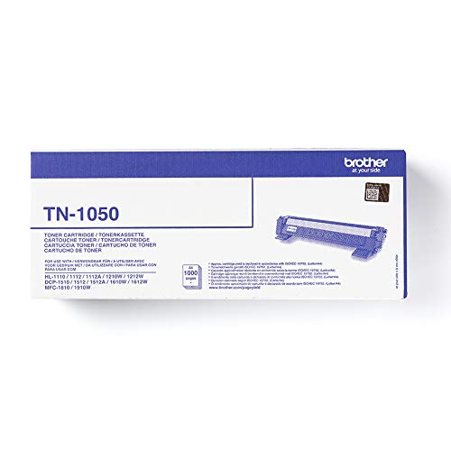 Tóner BROTHER TN-1050 (Compatible con: DCP-L3550CDW, MFC-L3750CDN) Brother - Cartuchos de toner e jato de tinta - laser, 1000 páginas, preto, DCP-L3550CDW, MFC-L3750CDN