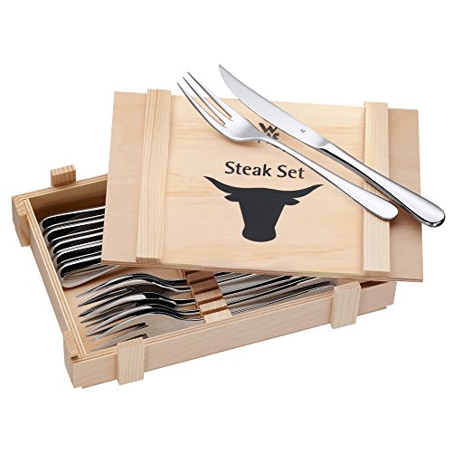 Conjunto Talheres WMF Steak Set (Material: Aço inoxidável) WMF - Utensílios de mesa - 5 peças, aço inoxidável, garfos, colheres, facas