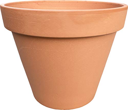 Vaso para Plantas HOMCOM Terra Cotta (Nº 18 - 20x17.5 cm) FRANCACOR - Móveis de exterior - terra cotta, 18-20x17.5 cm