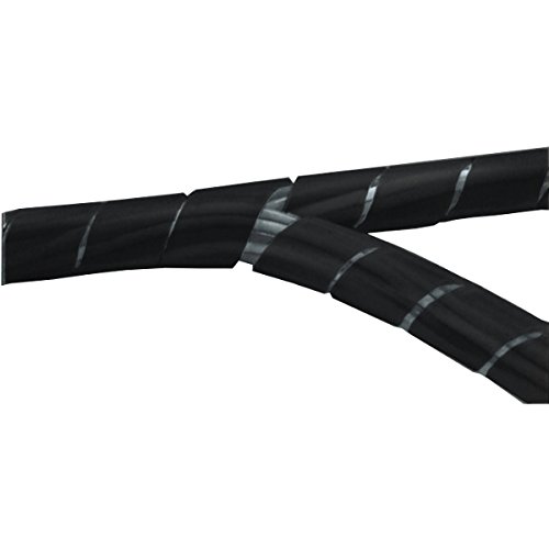 Organizador de Cabos SWB KS-10 Preto (10m - PVC) Fixapart - Capas para fios e cabos - banda de cabos, pvc, preto, 10m